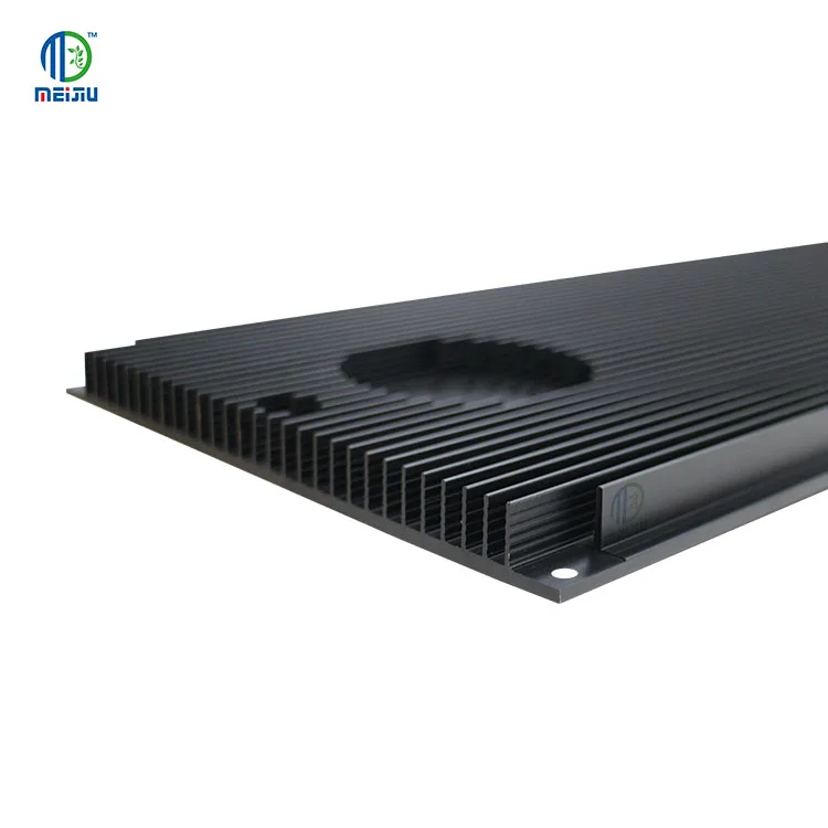 Meijiu 632mm Heat Sink,Black White Aluminium Led Board Tube Extruded
