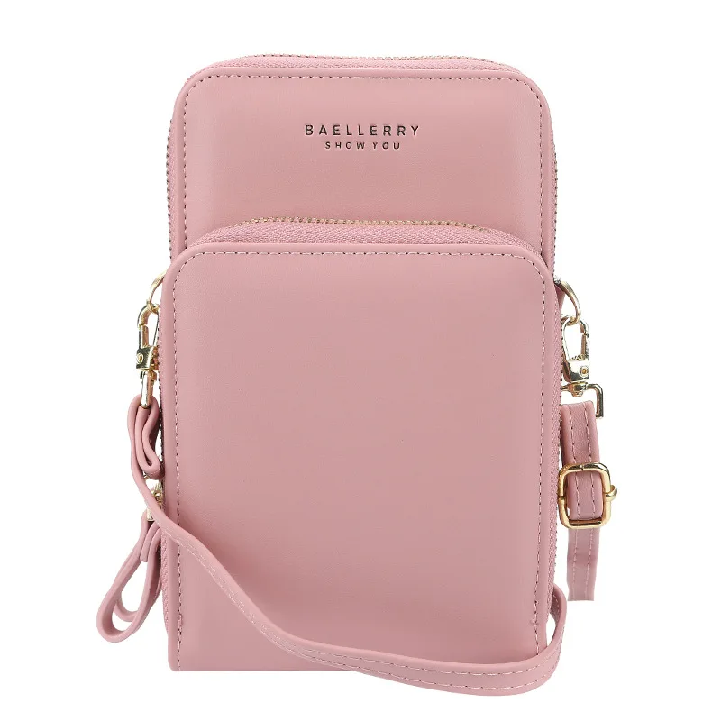 

Large-capacity All-match Coin Purse Ladies One-shoulder Messenger Bag Long Zipper Double-layer Wallet