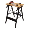 Portable Wood Bench Foldable Workbench Work Clamping Folding Worktop Table