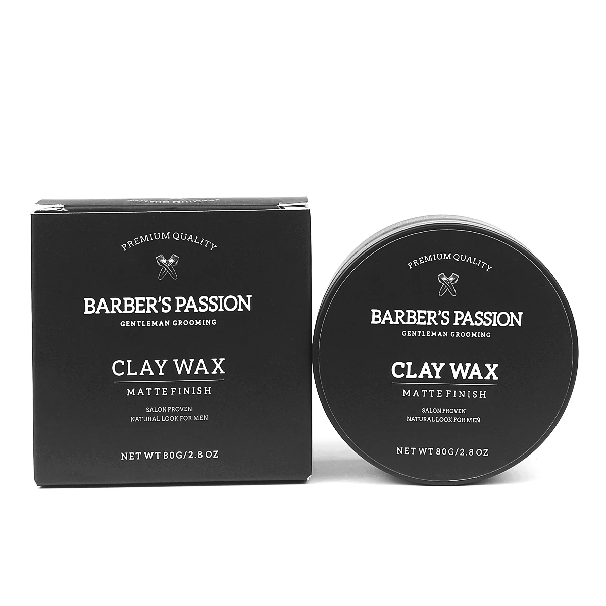 

Barberpassion Strong Hold Texture Hair Styling Clay Wax Without Alcohol And No Animal Testing