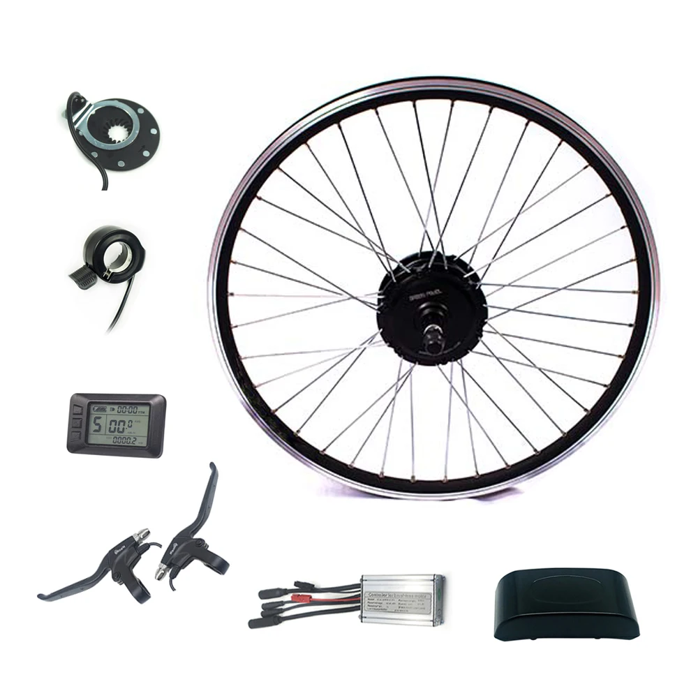 

Greenpedel 28 inch ebike 36v 250 watt rear e-bike wheel electric bicycle motor kit
