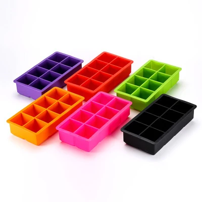 

silicone cube mould Wholesale silicone ice cream molds ice block molds with eight squares in stock, Customized