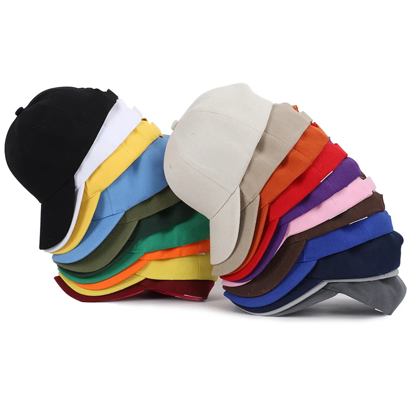 

Best Sellers 2022 Custom Logo Solid Color Blank Outdoor Sun Hats Curved Brim Baseball Snapback Caps For Men Women