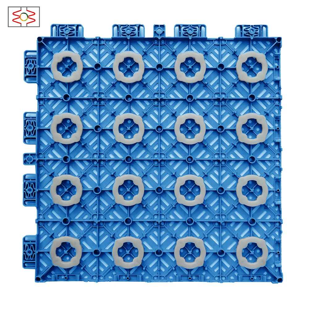 

100% new PP plastic material spielplat interlock portable multi sport court floor tiles temporary indoor basketball flooring mat