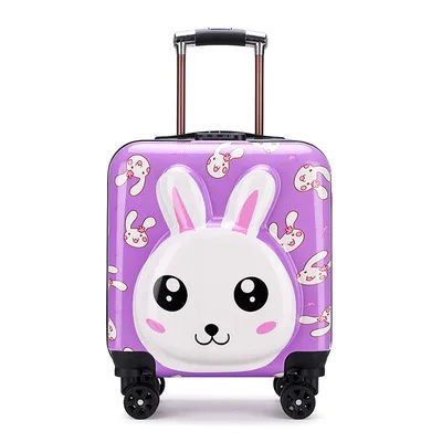

Wholesale cartoon design luggage bags suitcase 18inches travel luggage organizer trolley luggage case for kids adults travel