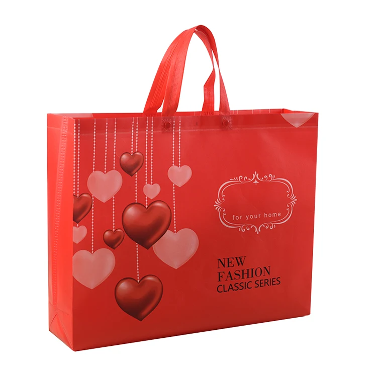 

Stock Low Price Fast Delivery Large Recycled Pp Laminated Non Woven Tote Shopping Bags, As shown