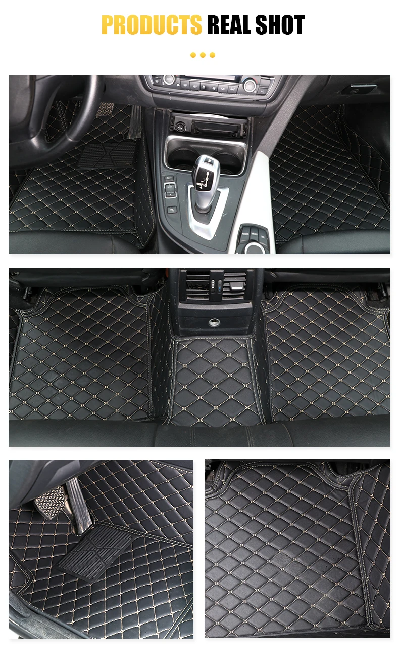 Luxury Car Mats Waterproof Dustproof Leather 5d Car Foot Mats For Mazda