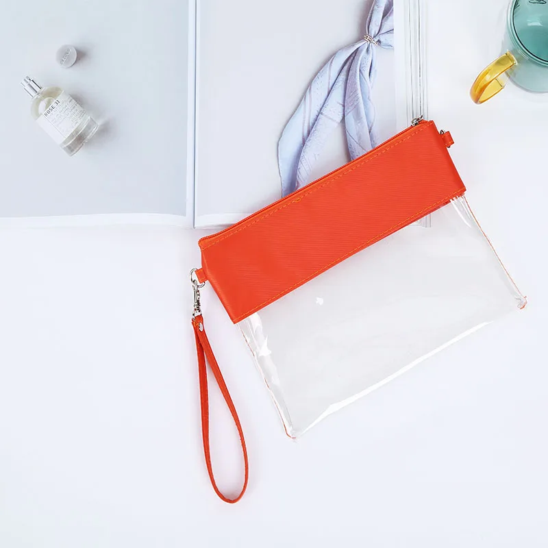 

Clear Wristlet Bag Hot Sale Wholesale PVC Clear Wristlet Handbag, As pic show