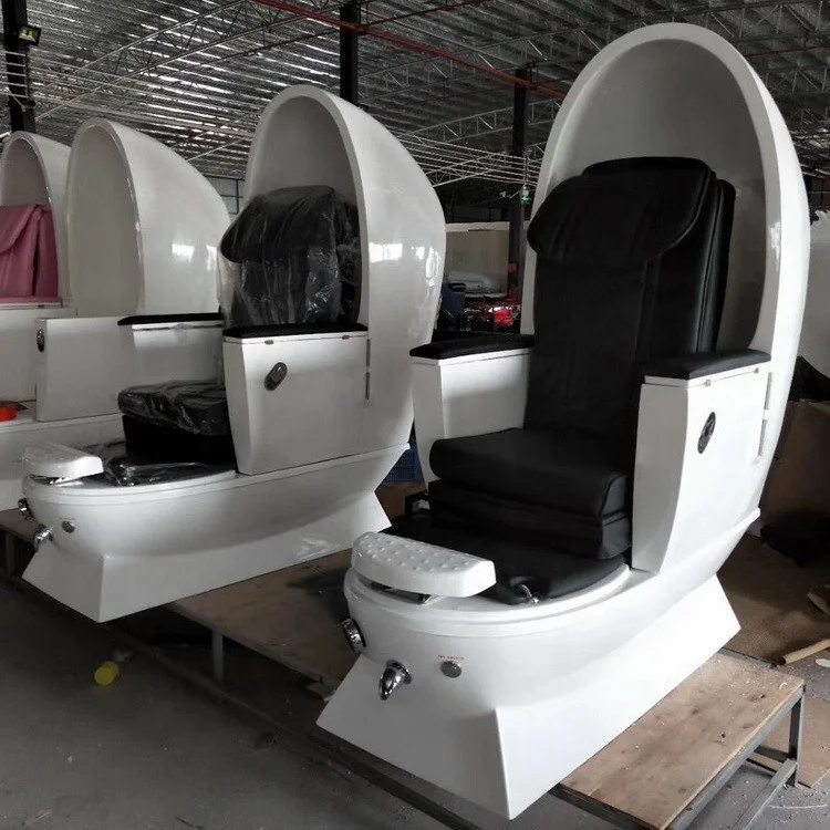 

Newest Egg Shape Foot Massage Pedicure Spa Chair For Beauty Salon, Customized