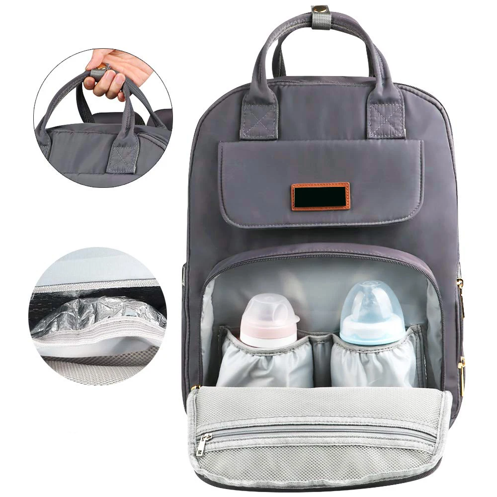 

2020 Fashion Multifunction Mummy Bag Baby Diaper backpack Travel bag for Mummy, Customized colors