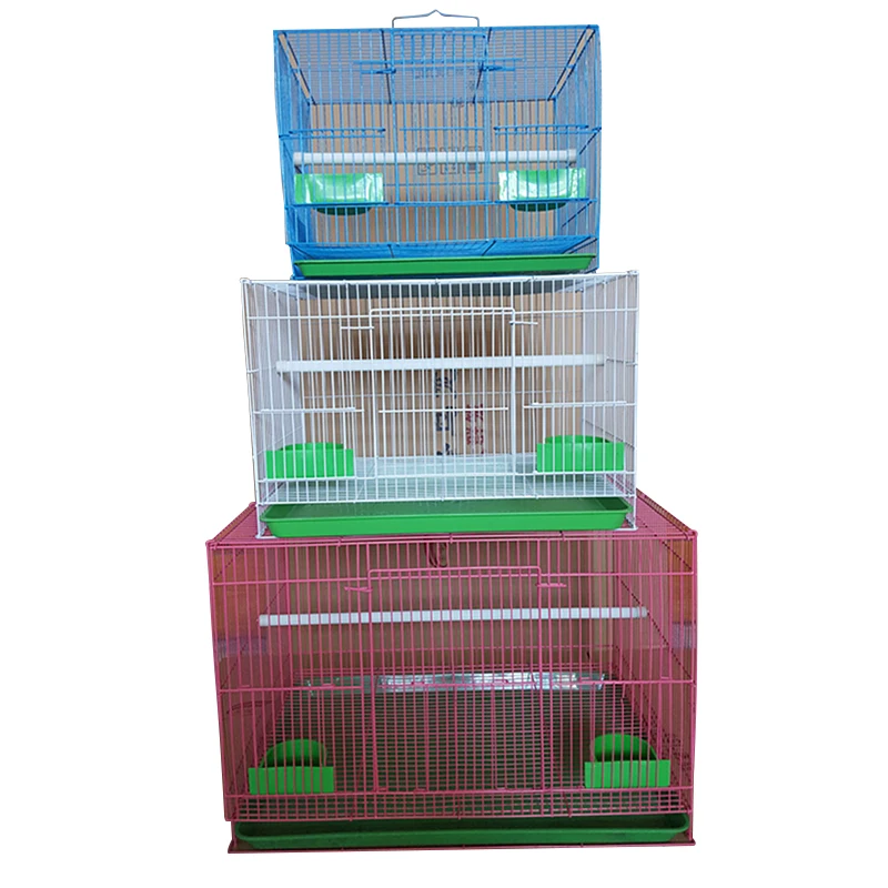 

Manufacturer high quality folding cage bird cage rabbit nest, Pink / white / blue / green
