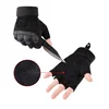 Black Khaki Green Durable Police Equipement Fingerless Custom Military Tactical Gloves