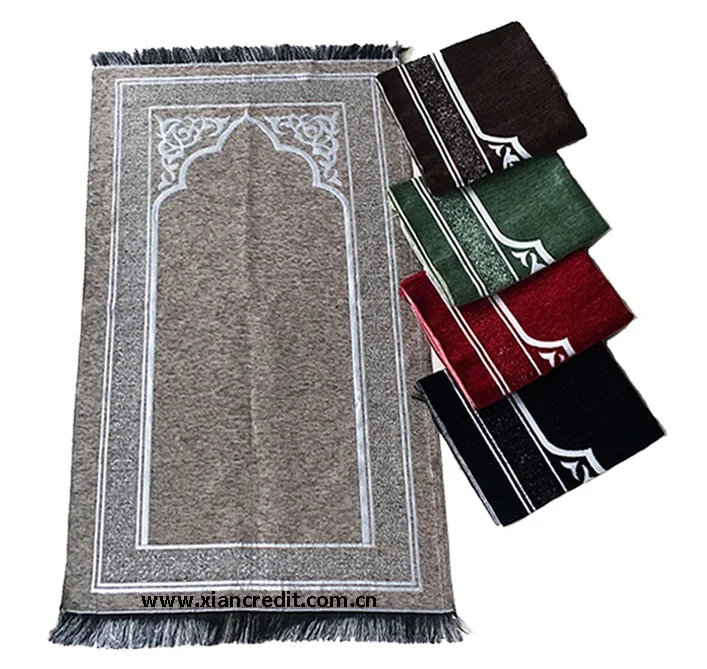 New Simple Design Prayer Mat Muslim Prayer Rug Turkish Rugs Jacquard