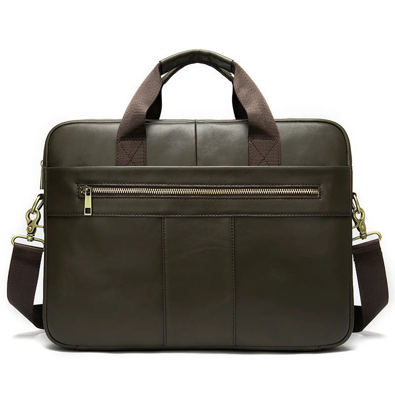 

Custom logo MOQ 10pcs vintage leather bags men designer briefcase , on stock fashion laptop bag leather for men, Coffee/black