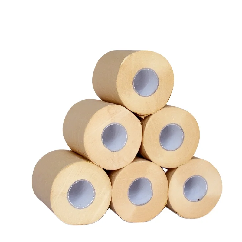 

Hebei factory eco friendly Bamboo Pulp custom rolling tissue paper, Natural color