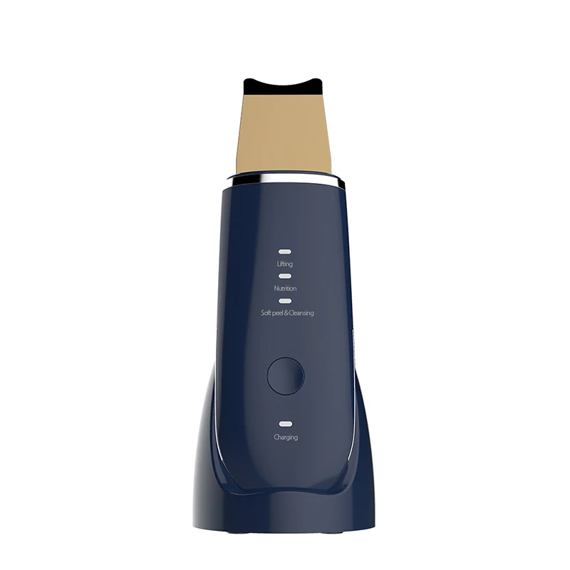 

2020 Professional 5 In 1 Electric Facial Beauty Machine Skin Scrubber With Handle Device Ultrasonic Peeling Pore Cleaner, Customized color