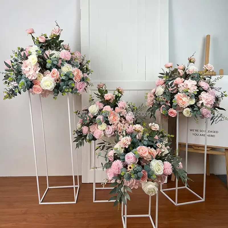 Factory Wholesale Best Selling Flower Home Decor Party Event Table Centerpiece Silk Artificial Flower Wedding Event