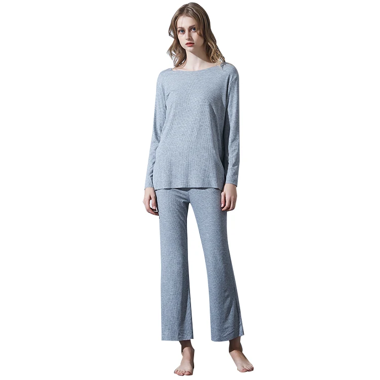 

Hot selling product Custom Womens Long Sleeve Loose Pajama Set