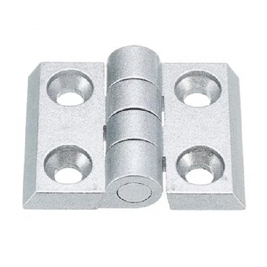 4040 Aluminum Profile Accessory Zinc Alloy Silver/Black Hinge for Industrial & Kitchen Furniture Aluminum Profiles Warehouses
