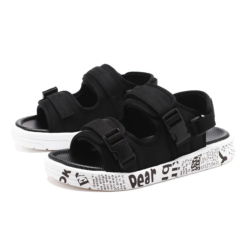 

black mens water shoes outdoor hiking sandals quick dry beach sneaker