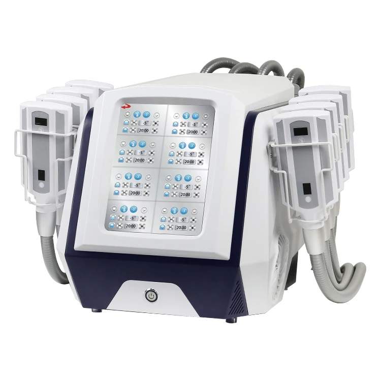 

Portable 8 IN 1 Cryolipolysis Plate Cryotherapy 360 Cryo Freezing Machine Cool Slimming Body Fat Reduction Cryolipolyse Machine