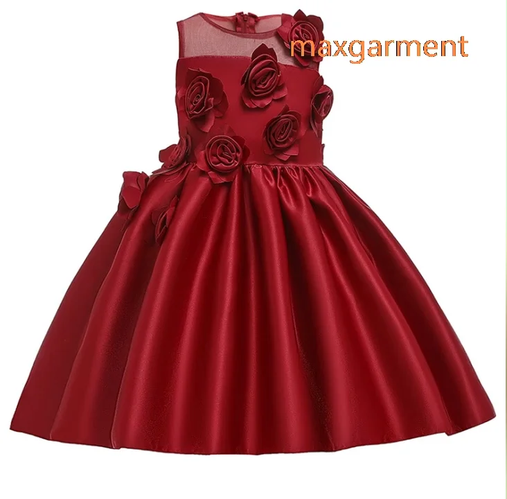 D0068 Smocked Children Clothing Flower 