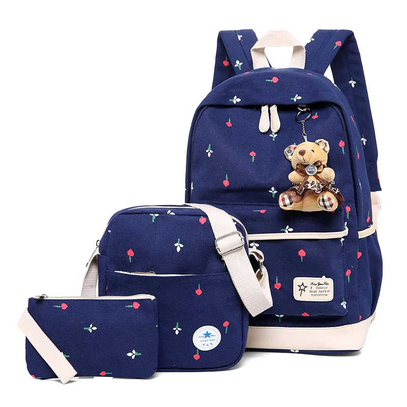 

Fresh style teenage girl fashion school bags backpack for girl school bags hot sale, Black, dark blue, purple,pink,blue,green;customized