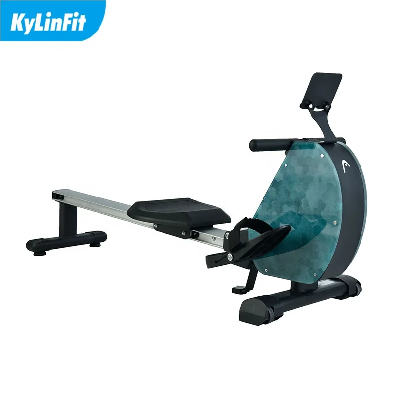 

Kylinfit good home foldable rowing machine magnetic rowing machine silent for home, Black