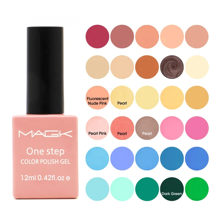 

RTS MAGK ONE STEP No.042 Christmas sale wholesale easy soak off gel nail polish professional 96 colors uv gel nail polish.