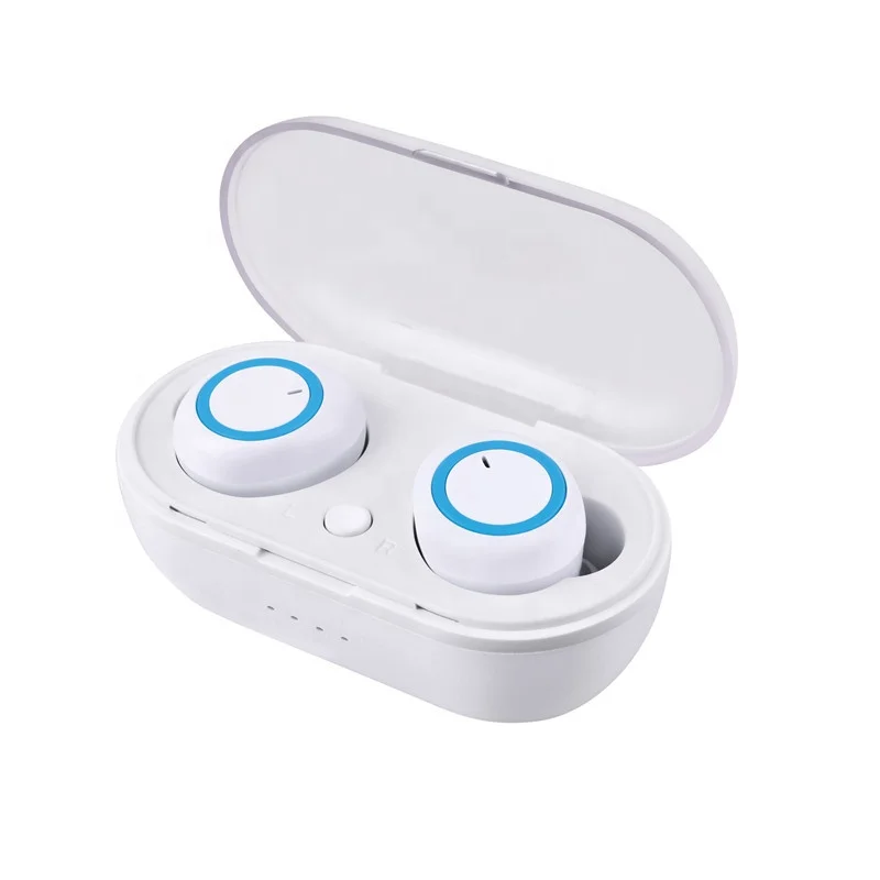 

Small water proof branded tws white earbuds logo w1 tws2 y50 2021 truely wireless bass silicone stereo earbuds noise cancelling