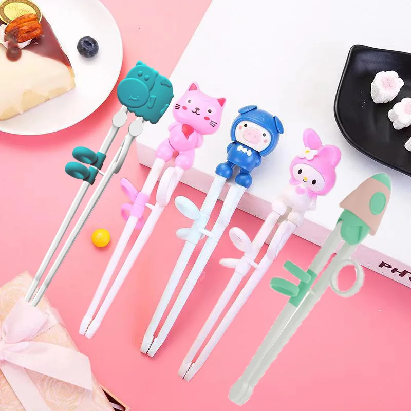 

Kids Chopsticks Training Cute Animal Shape Easy to Use Training Chopsticks for Kids
