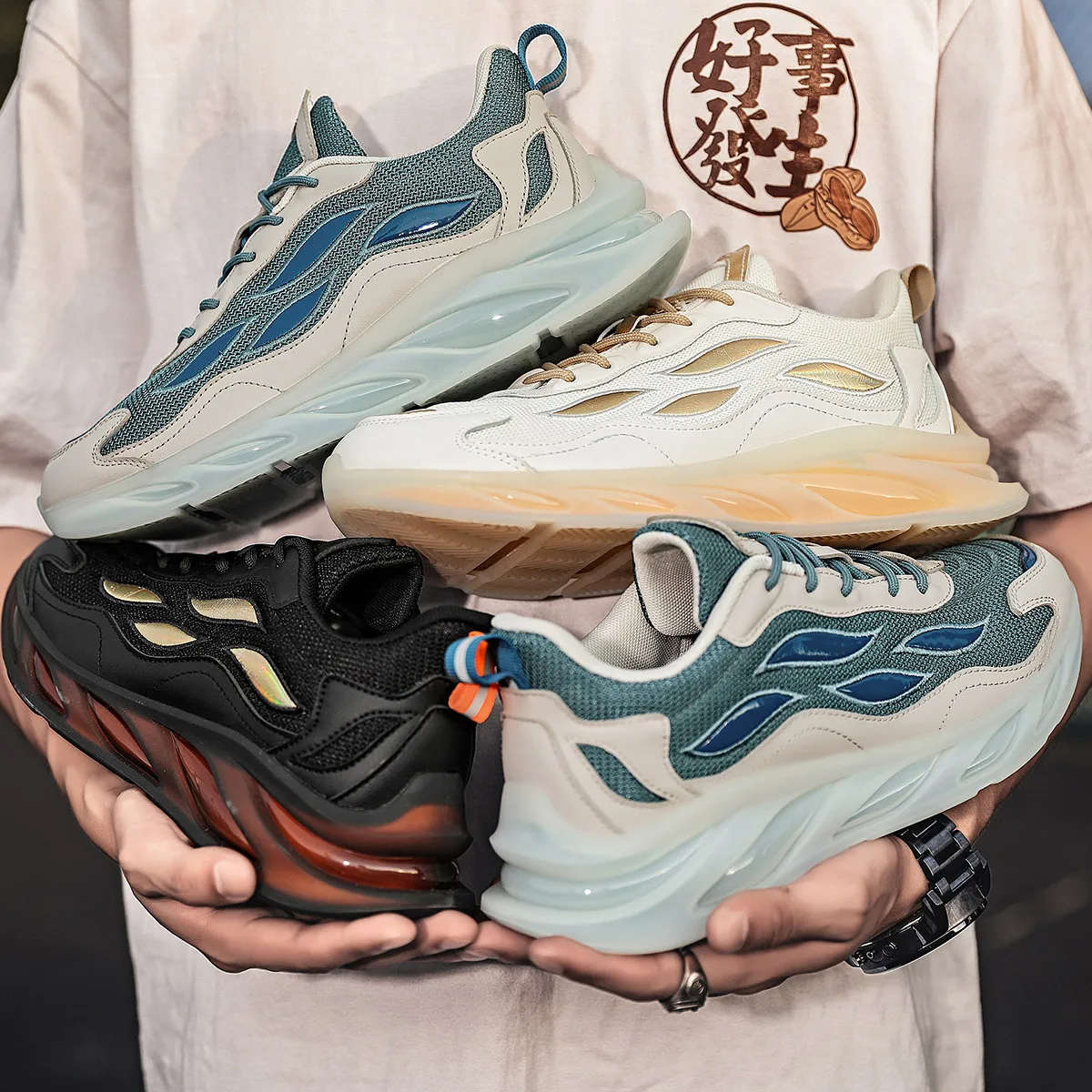 

2021 hot sale men running sport shoes fashion sneakers shoes designer shoes