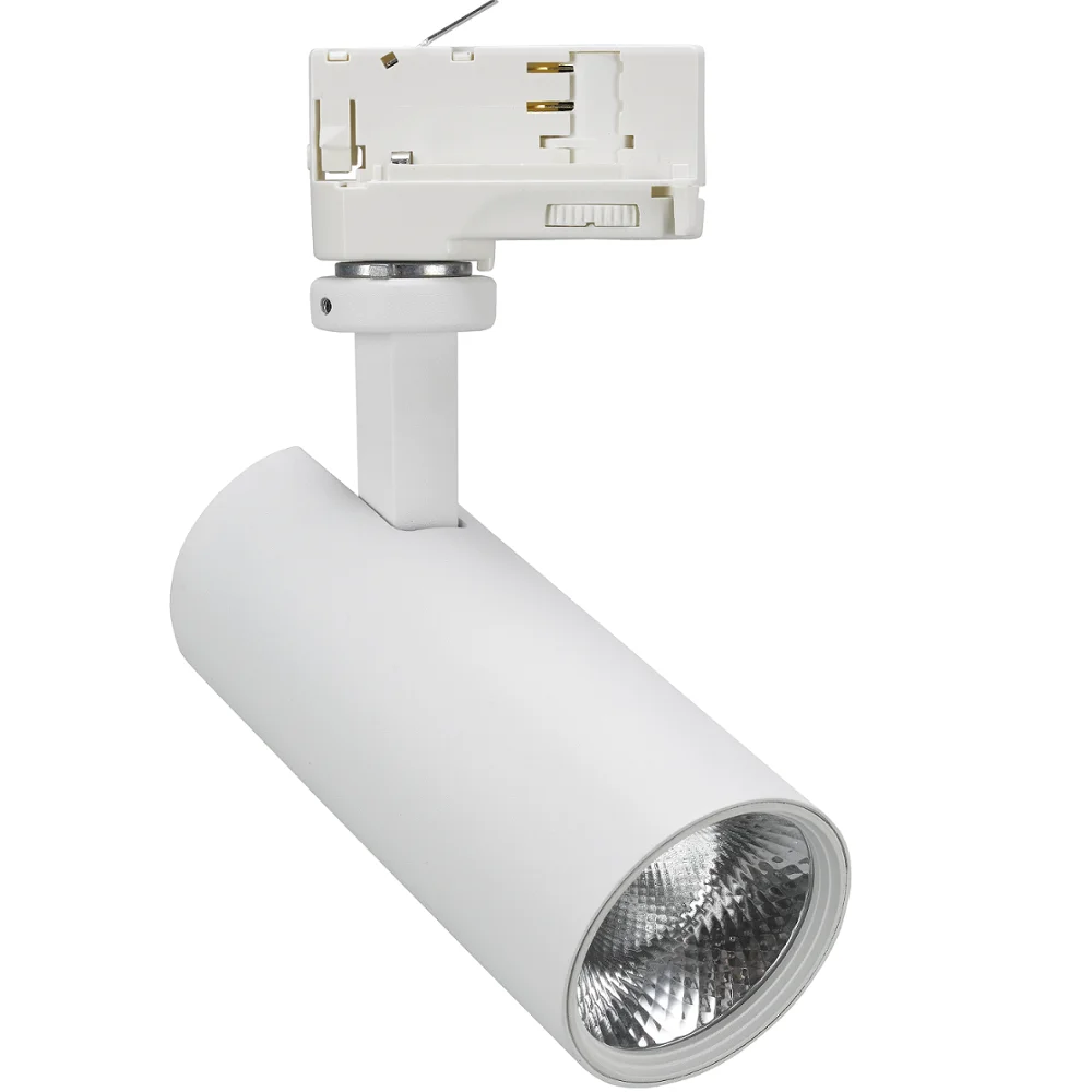 recessed 12w/15w dimmable cob shop mall CRI90 Dim to warm column housing led track light