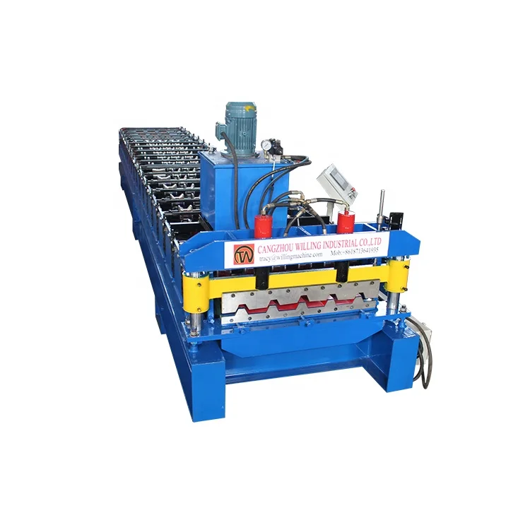 
Metal glazed roof 686 IBR sheet making roller machine building materia forming machine 