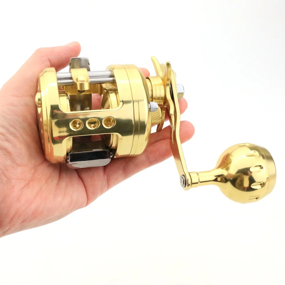 Metal Light Slow Jigging Trolling Fishing Reels 9BB 5.1:1 Saltwater Sea Baitcasting Casting Offshore Boat Trolling Reels
