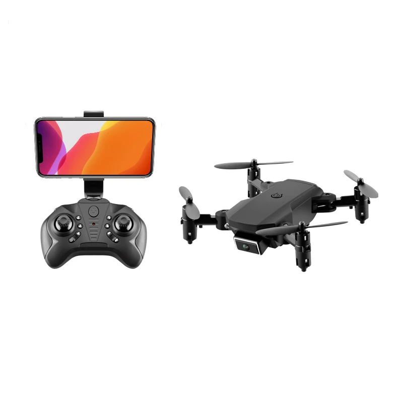 

4K HD Camera WiFi Fpv Air Pressure Altitude Hold Foldable Quadcopter RC mini Drone children Toy KK2 mini drone, Black