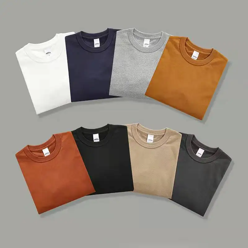 

Custom long sleeve t-shirt blend men custom logo casual heavy long sleeve graphic bulk t shirts, Customized color