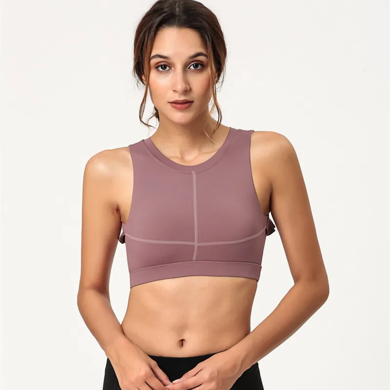 

Womens Gym Clothing Push Up Running Jogging Sports Bra