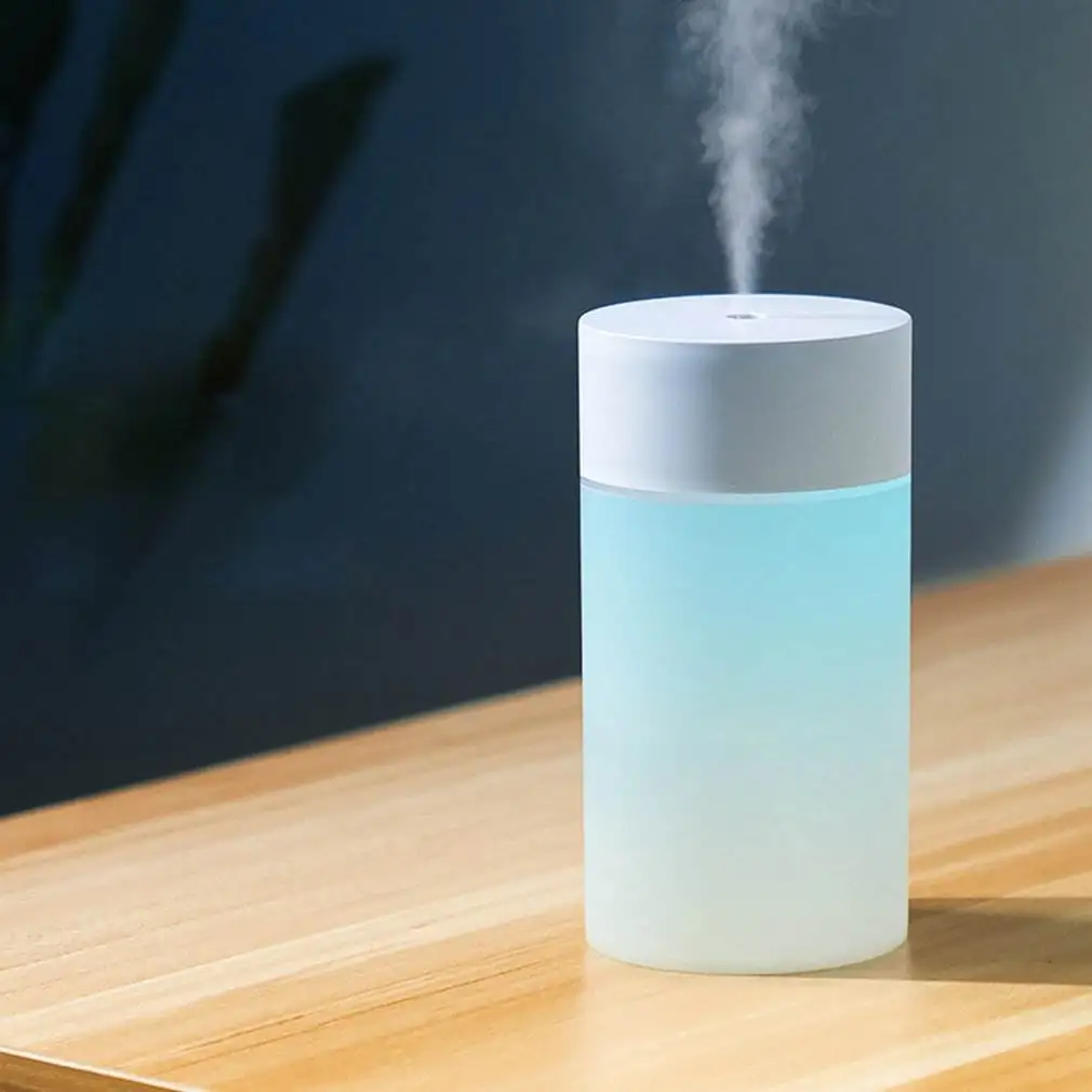 

Hot sale mini cup LED Light Essential Oil 260ML USB handhold tabletop portable Aroma Diffuser Humidifier