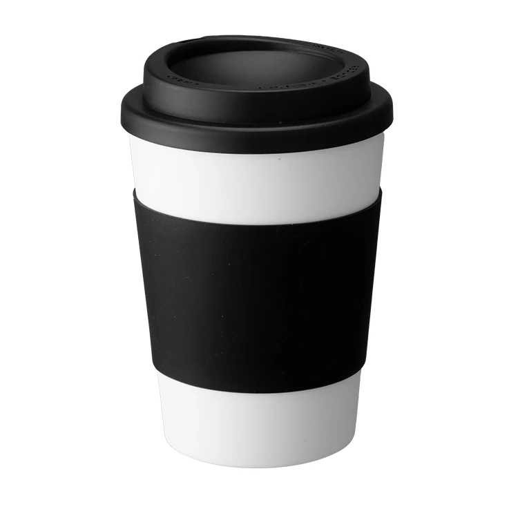 

2020 new insulated tumbler Double wall high quality plastic coffee mug with lid, Black,blue,red,green