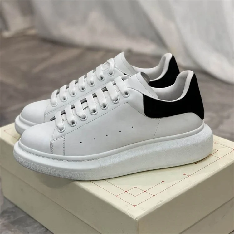 

Ins Fashion White Black Comfortable 2021 Running Breathable Height Increasing Alexand Mcqueen Sneakers, Customerized