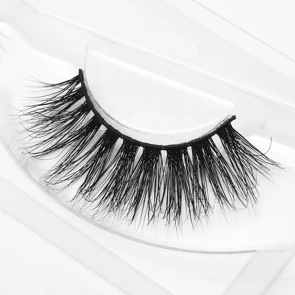 

Individual custom label 100% flufft mink fur 3D extension practice training mannequin eyelashes