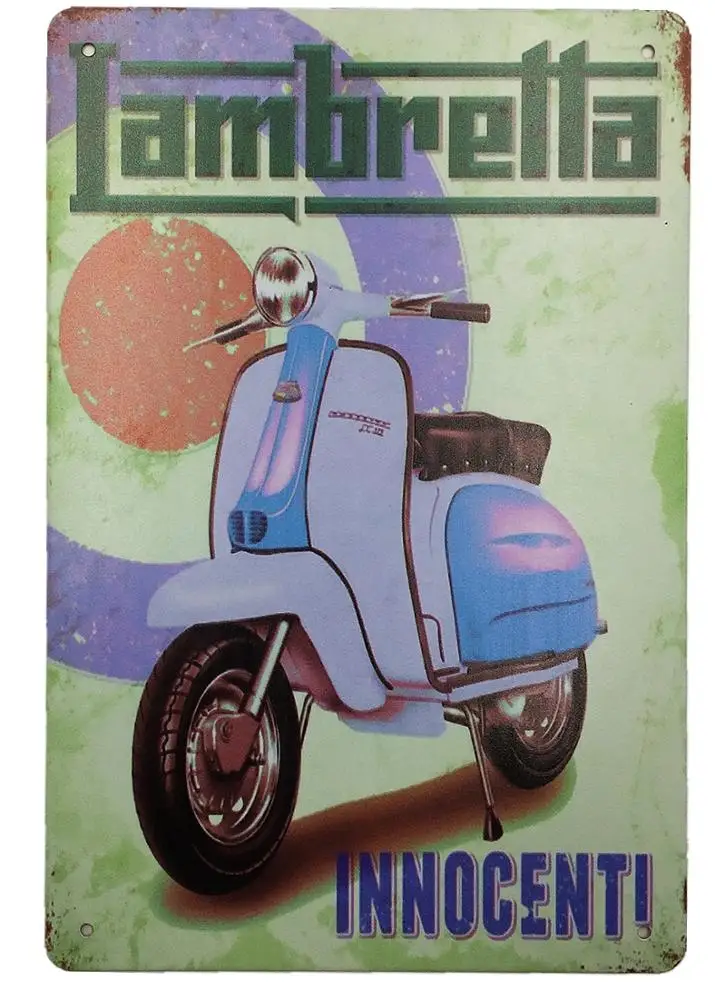 
Home Decor Custom Logo Metal Tin Printing metal Sign 