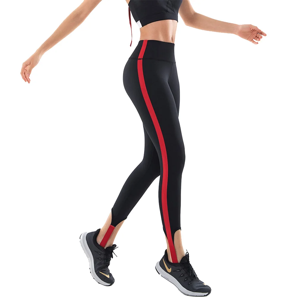 

New Yoga pants women's peach hip high waist sports tights women's running fitness footed pants, Customized colors