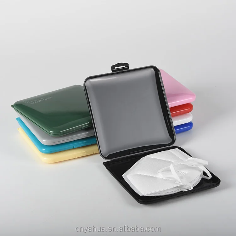 Dust Proof Anti-bacteria PP Plastic Face masked Storage box Facemask Case