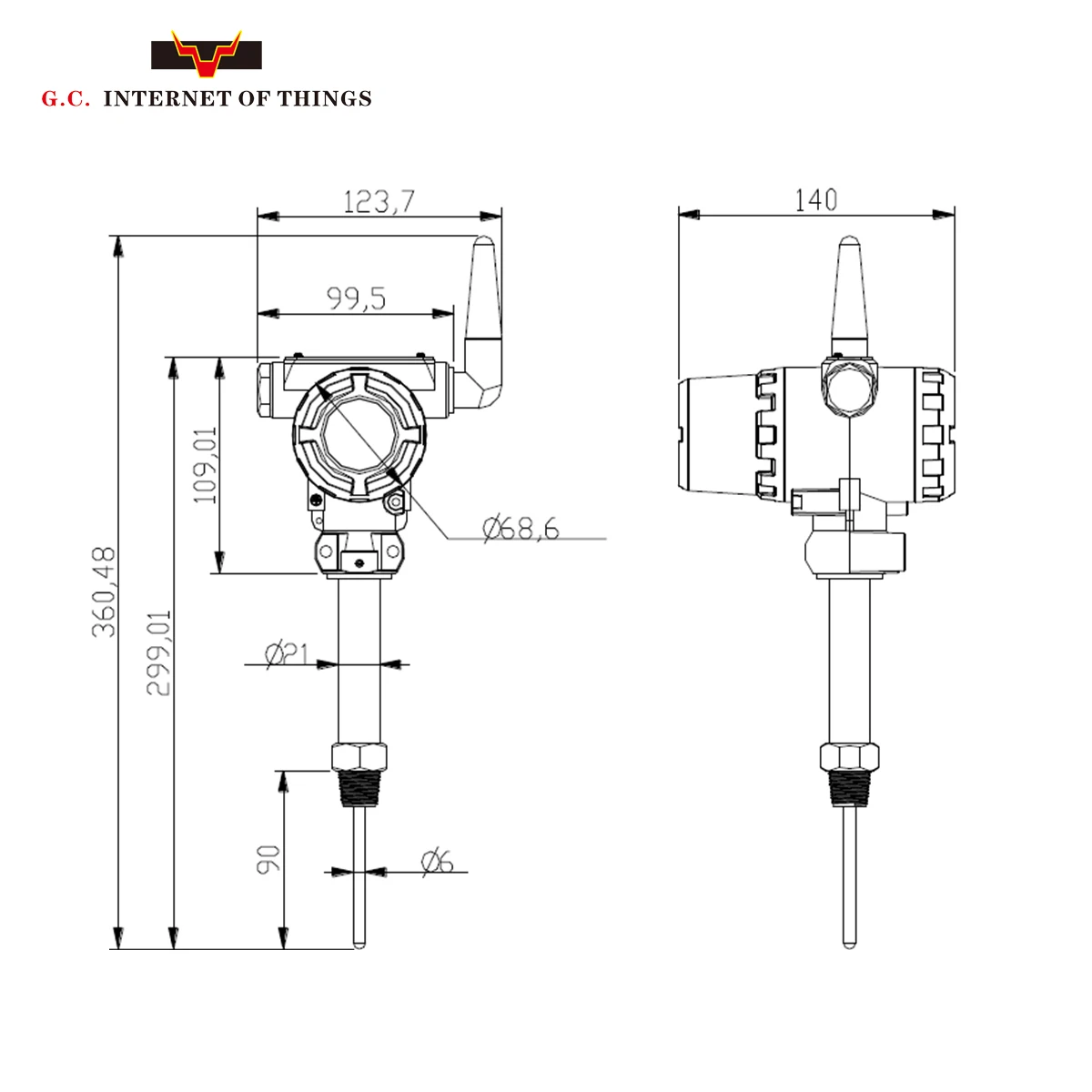rtd pt100 4-20ma wireless temperature transmitter - Famidy.com
