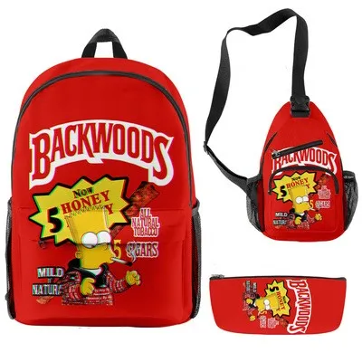 

2021 backwoods cigar Backpack 3D Fashion high quality backwood honey bag packs smell proof backpack Camouflage outdoor