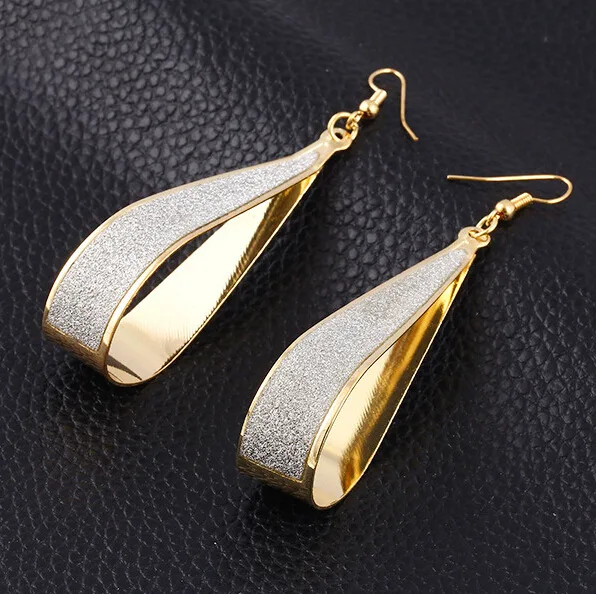 

Rock Club wear frosted drip earrings with drop earrings