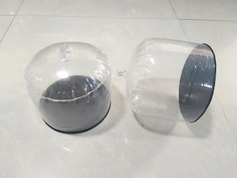 Air Inflation Inflatable PVC Transparent Hat Holder Support Cap Holder ...