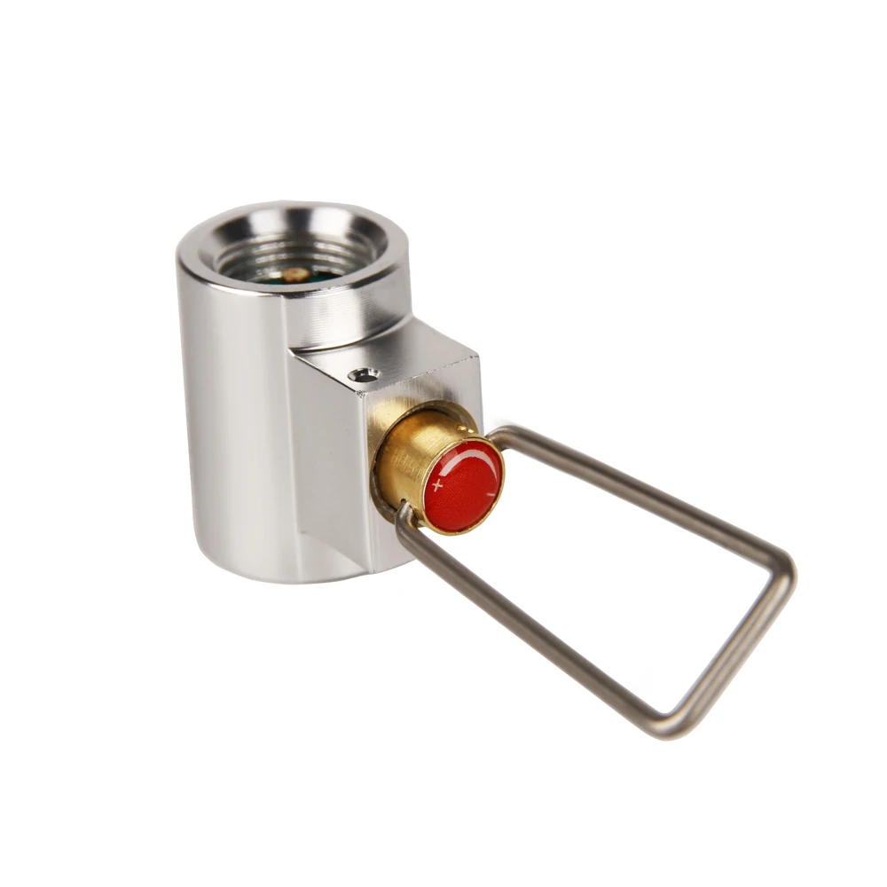 

Conversion Adapter Camping Gas Stove Adaptor Valve Canister Gas Cylinder Convertor Shifter Refill, Silver